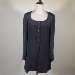 Vintage Georgiou Studio Silk Jacket Tunic Womens 4